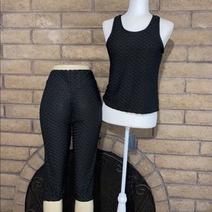 Scrunch butt leggings set